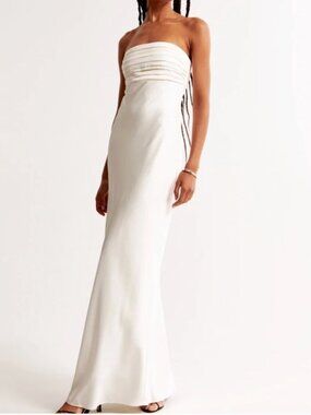 A&F Emerson Strapless Slim Maxi Dress Size Small